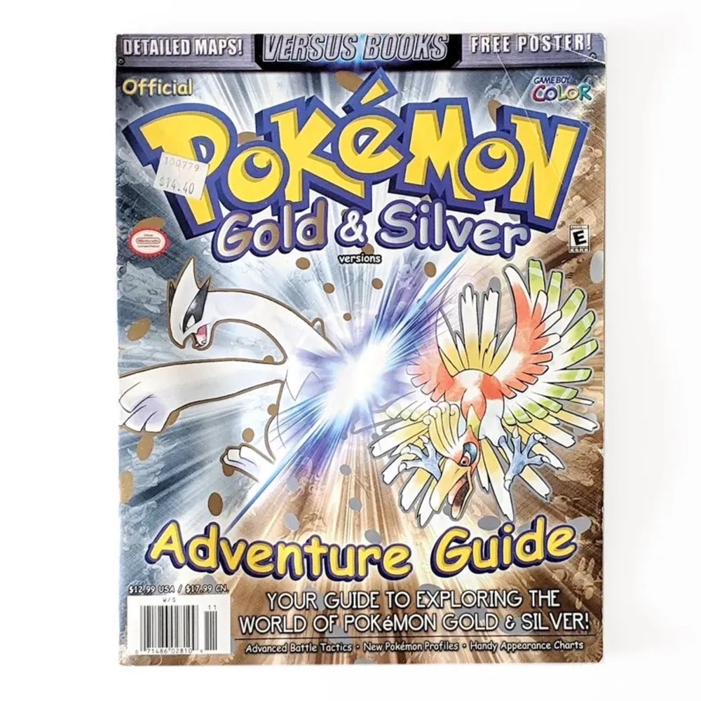 Pokemon Gold and Silver Adventure Guide, GBA, No Poster Vol 16